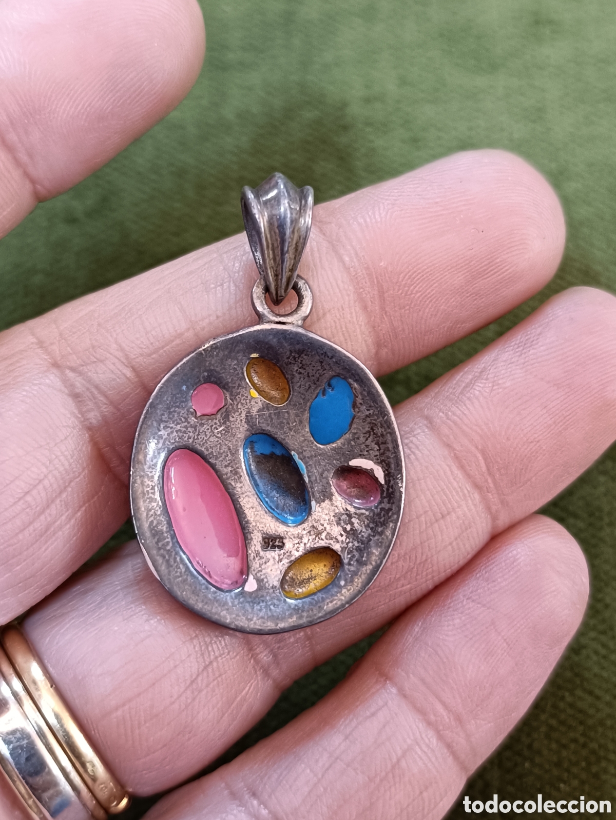 Joyeria: COLGANTE ELABORADO EN PLATA Y N&Aacute;CAR - Foto 3