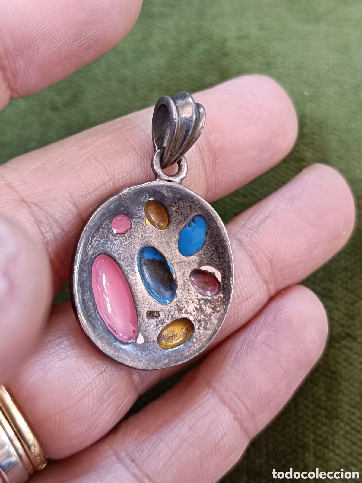 Joyeria: COLGANTE ELABORADO EN PLATA Y N&Aacute;CAR - Foto 4