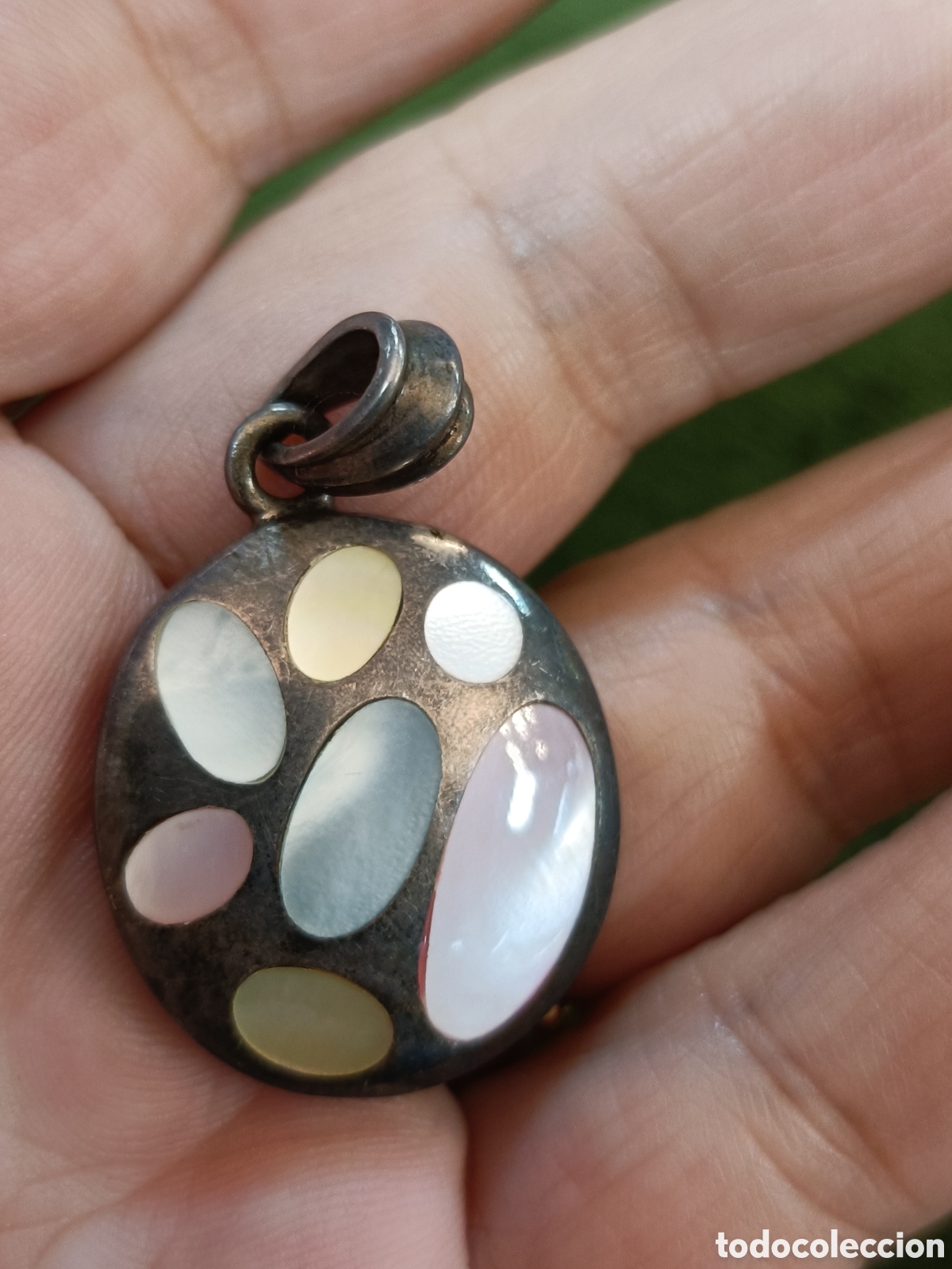 Joyeria: COLGANTE ELABORADO EN PLATA Y N&Aacute;CAR - Foto 5