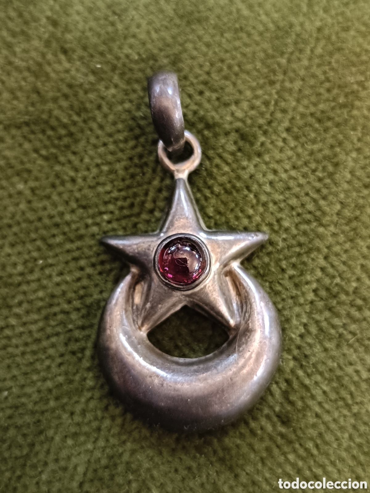 Joyeria: ANTIGUO COLGANTE ELABORADO EN PLATA - Foto 1