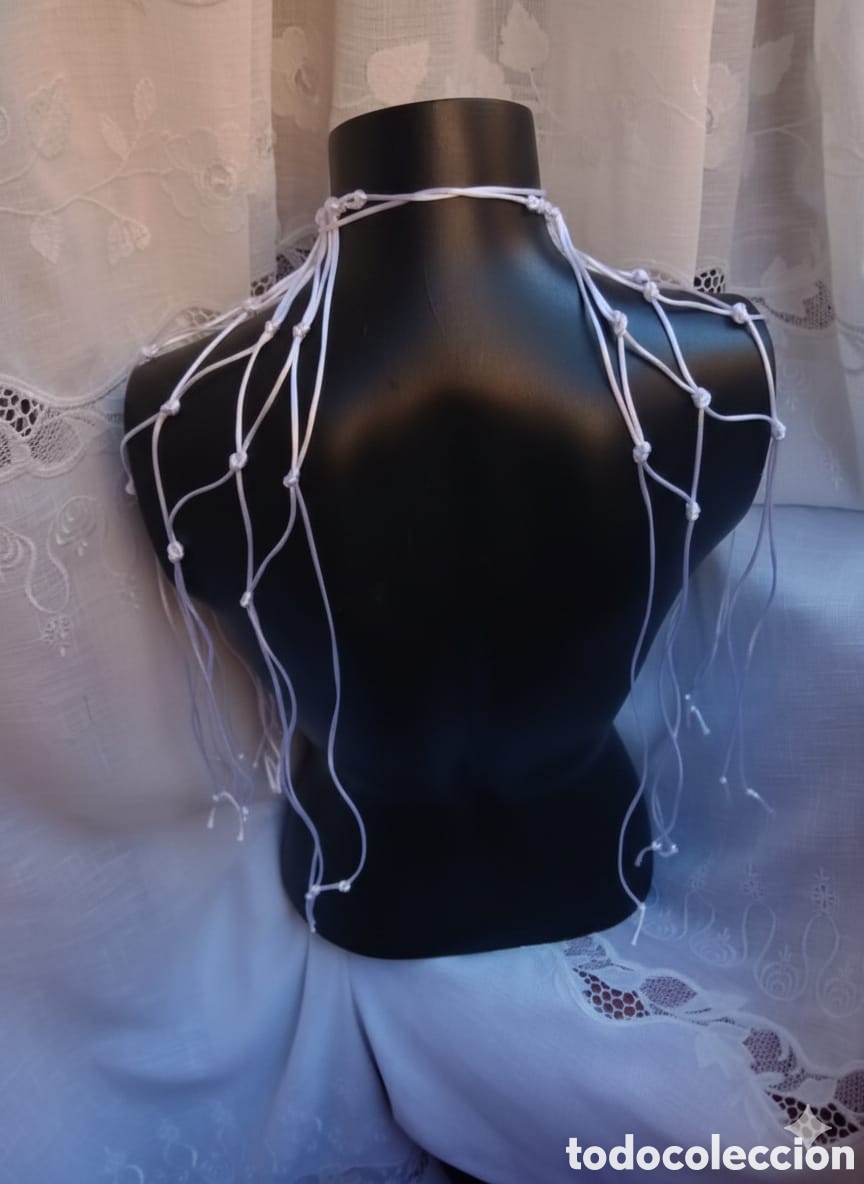 Joyeria: Collar halter macram&eacute; - Foto 3