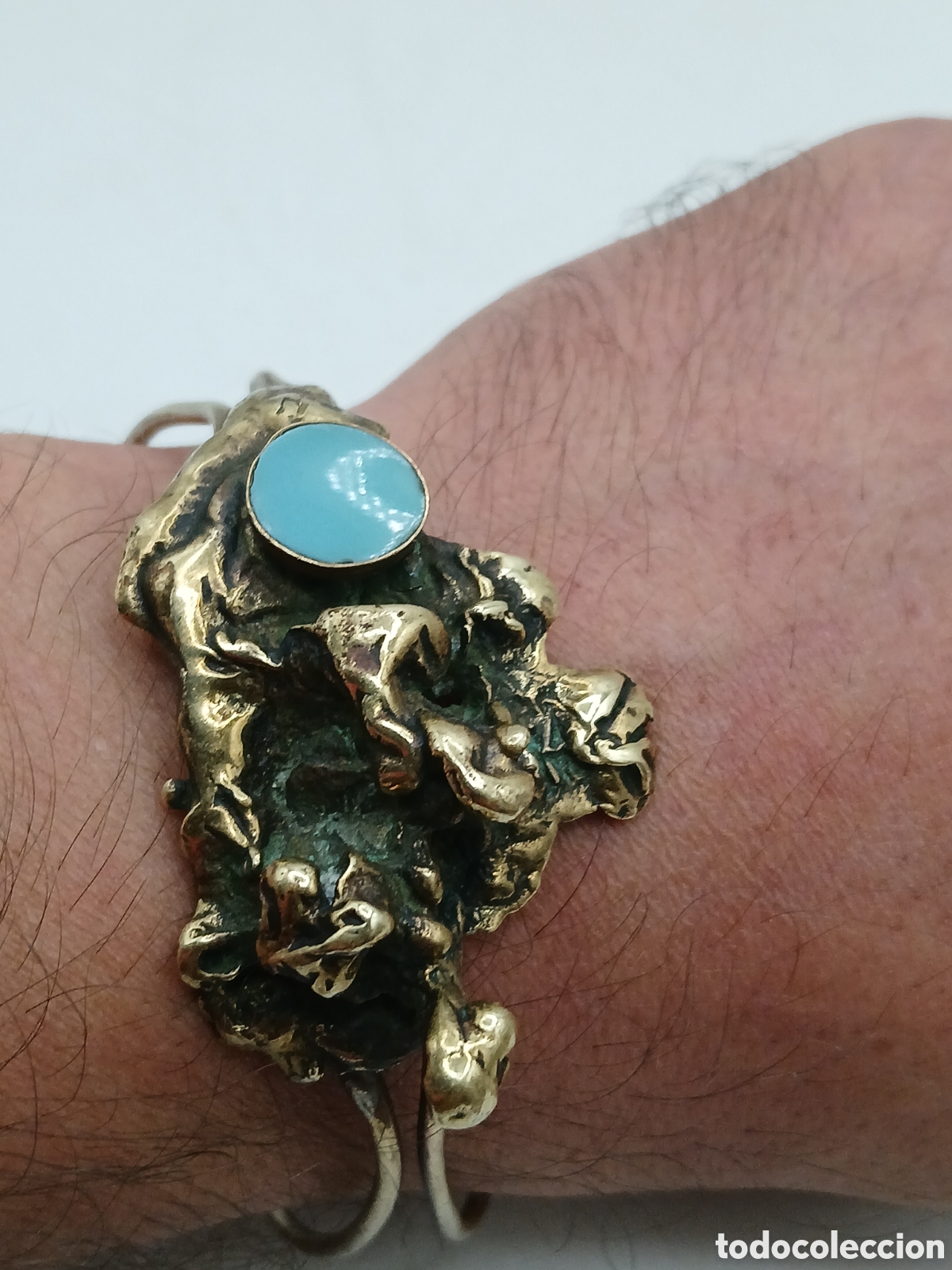 Joyeria: Pulsera ajustable dise&ntilde;o. Bronce - Foto 2