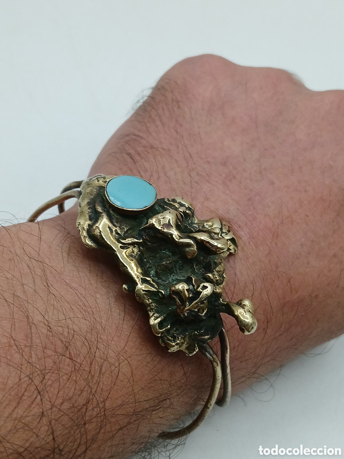Joyeria: Pulsera ajustable dise&ntilde;o. Bronce - Foto 3