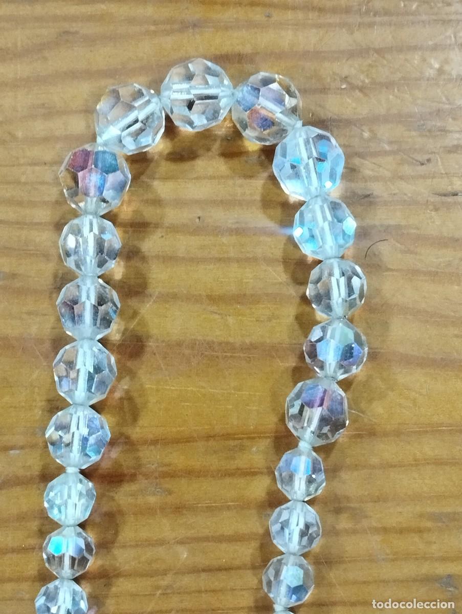 Joyeria: COLLAR DE CUENTAS EN CRISTAL TRANSPARENTE. - Foto 2