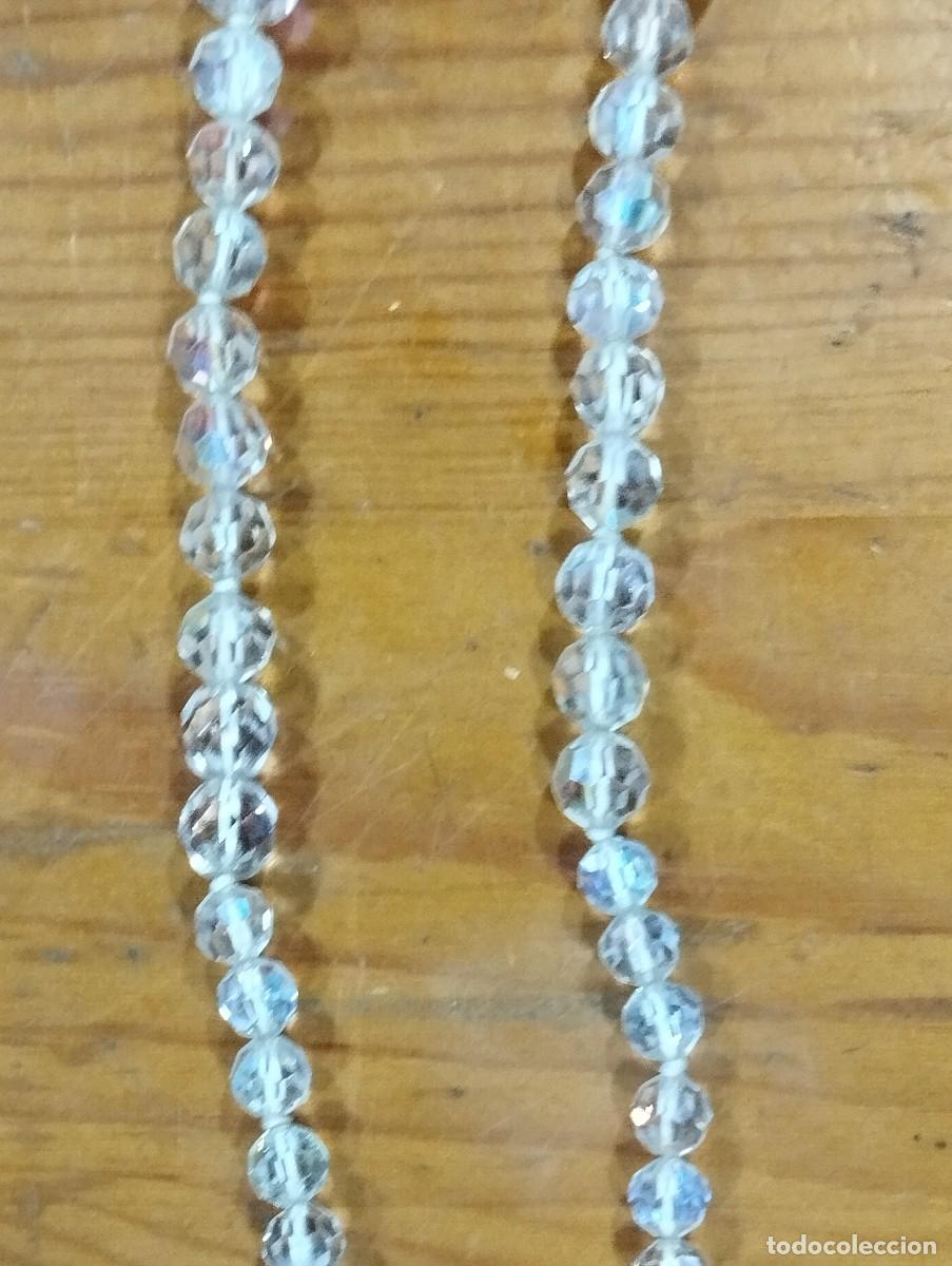 Joyeria: COLLAR DE CUENTAS EN CRISTAL TRANSPARENTE. - Foto 3