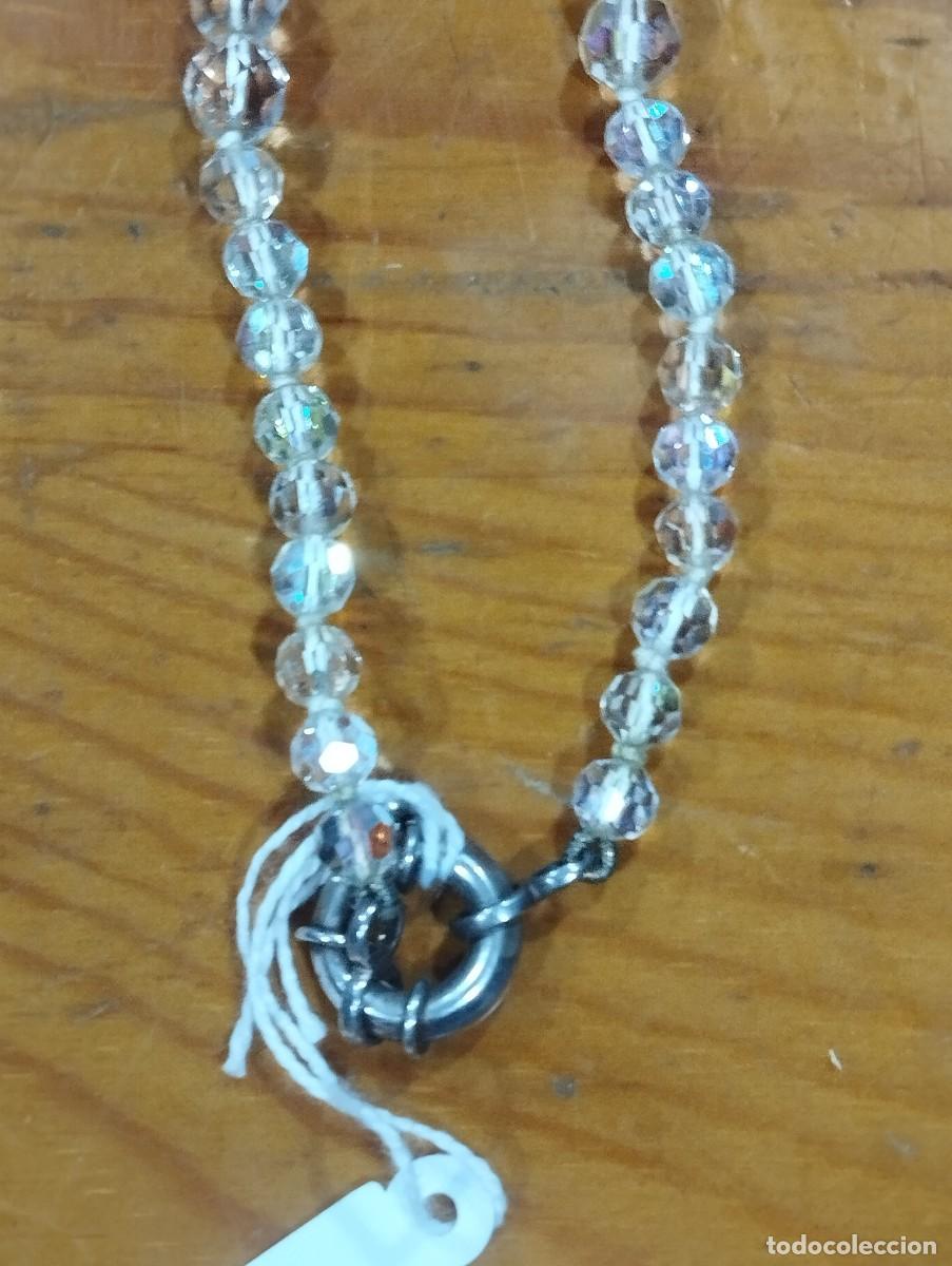 Joyeria: COLLAR DE CUENTAS EN CRISTAL TRANSPARENTE. - Foto 4