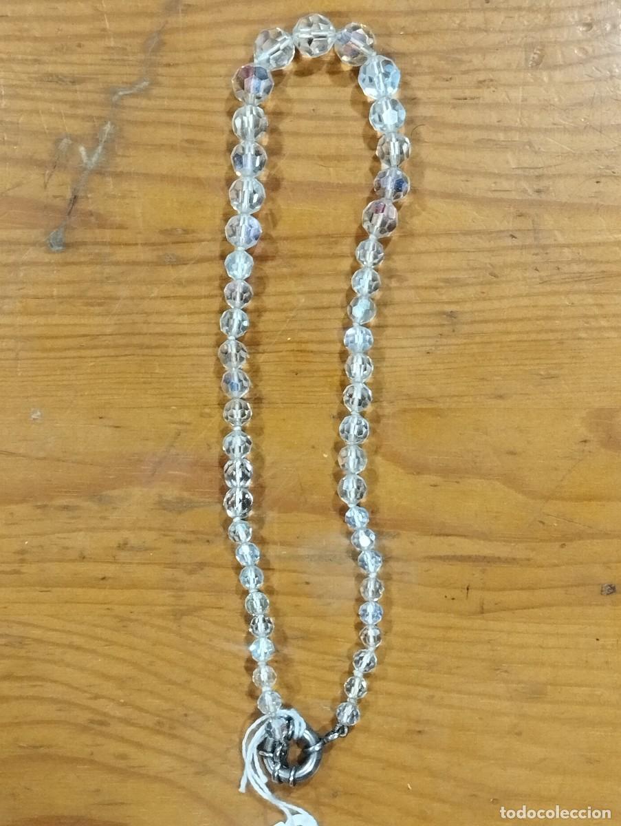 Joyeria: COLLAR DE CUENTAS EN CRISTAL TRANSPARENTE. - Foto 5