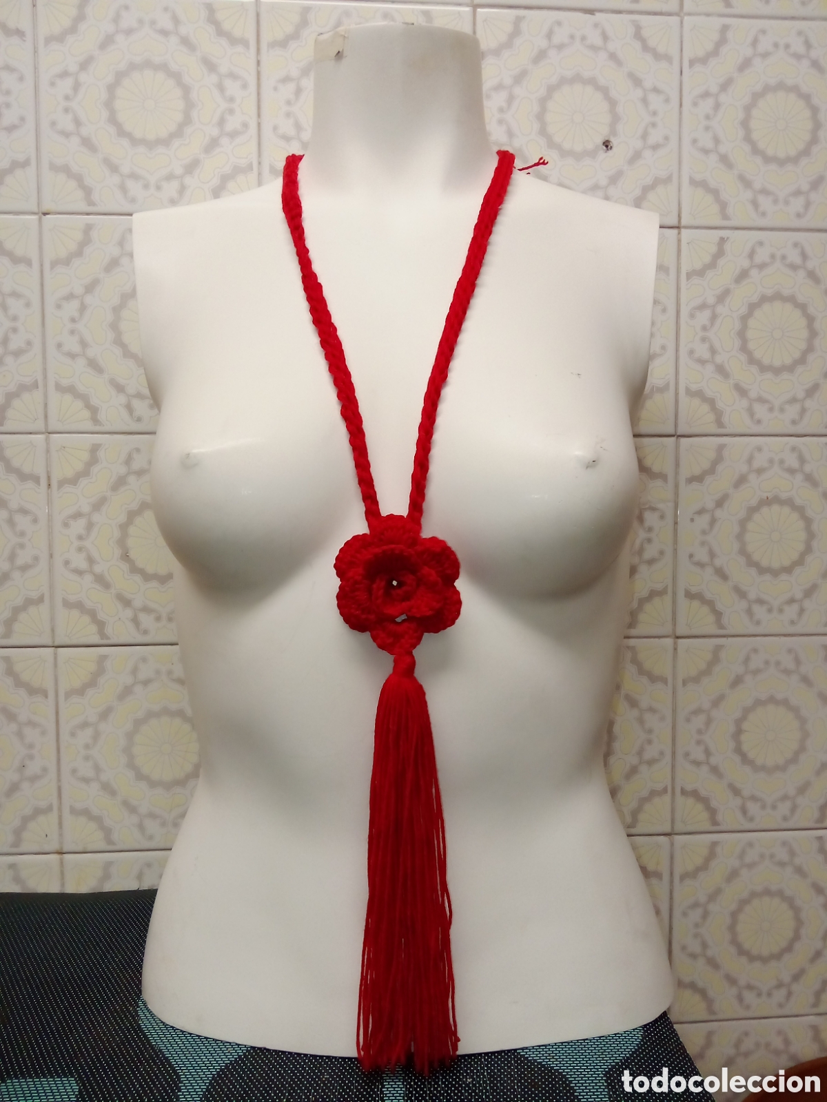 Joyeria: Collar largo/corto ajustable tejido - Foto 2