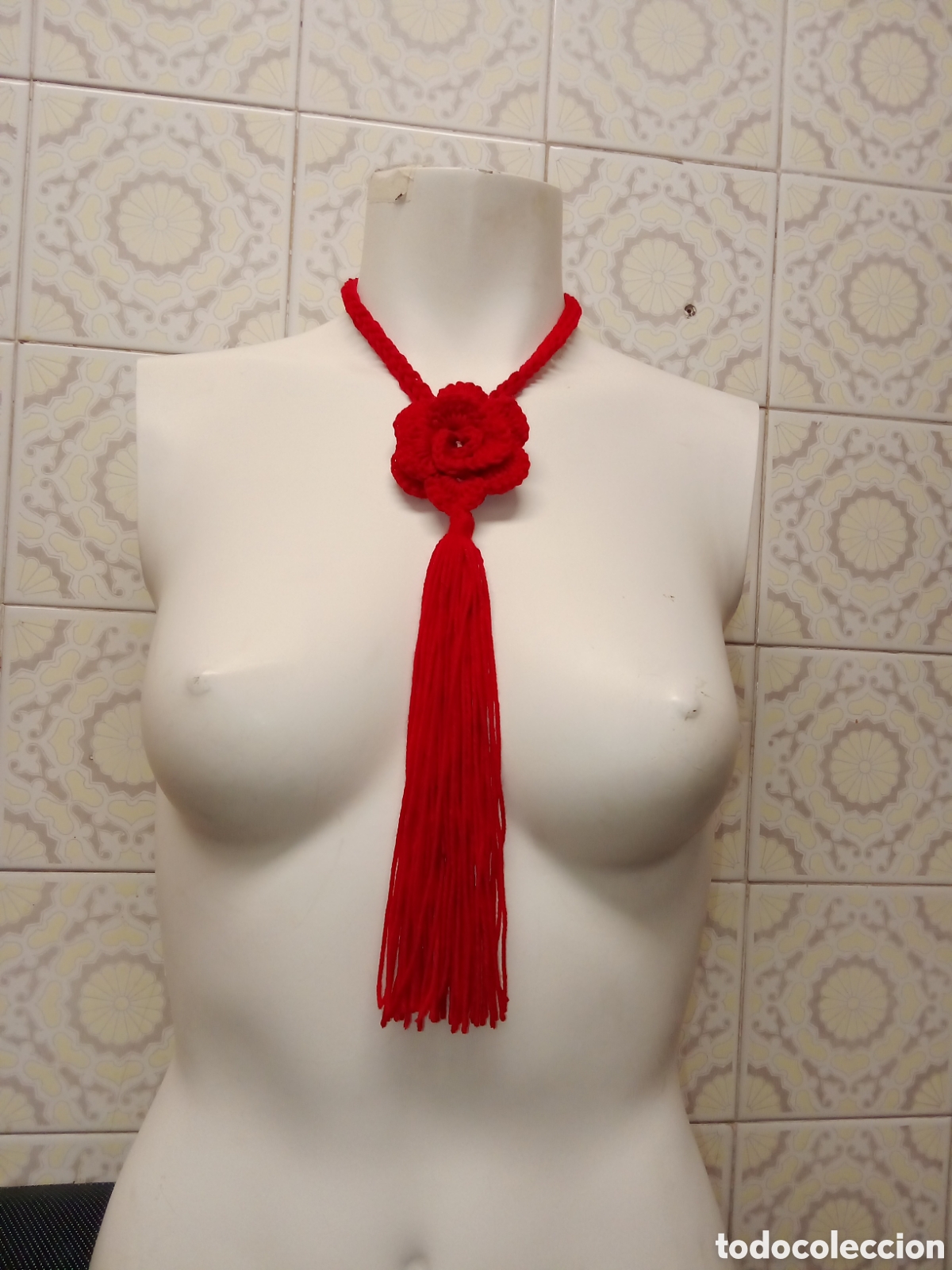 Joyeria: Collar largo/corto ajustable tejido - Foto 5