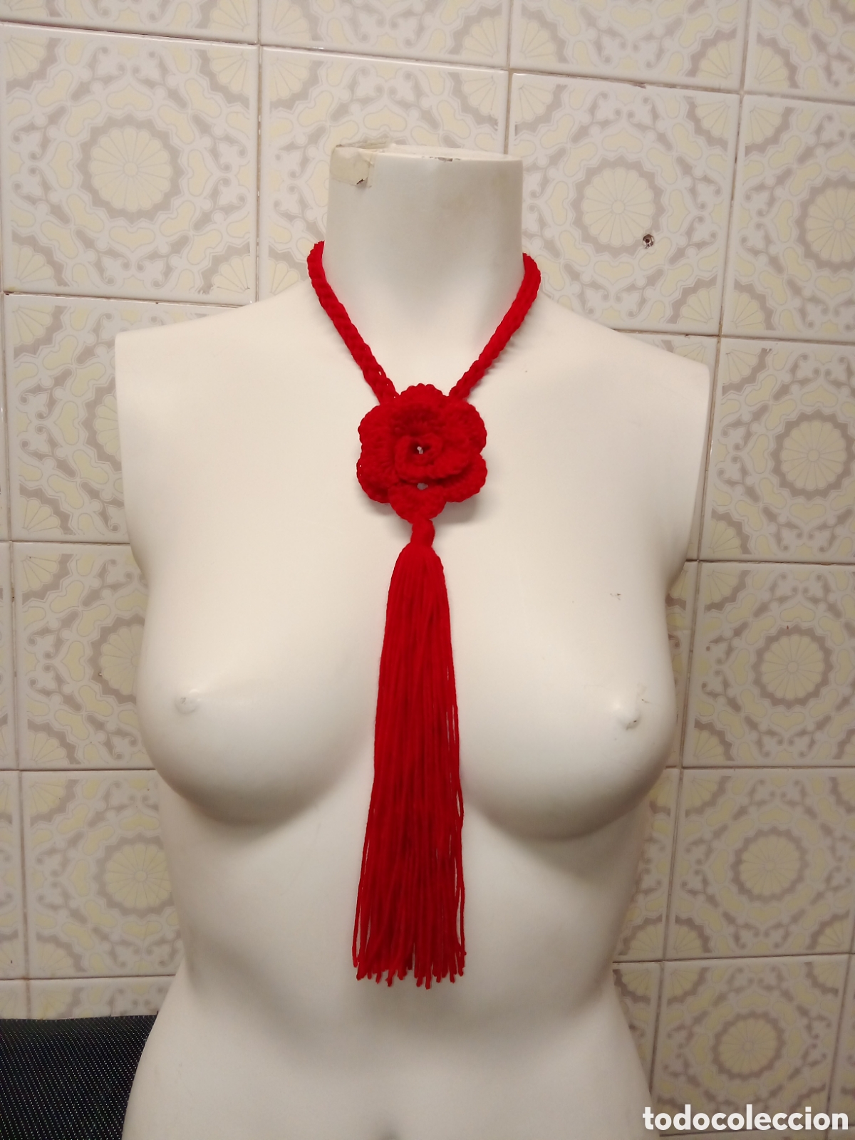 Joyeria: Collar largo/corto ajustable tejido - Foto 1