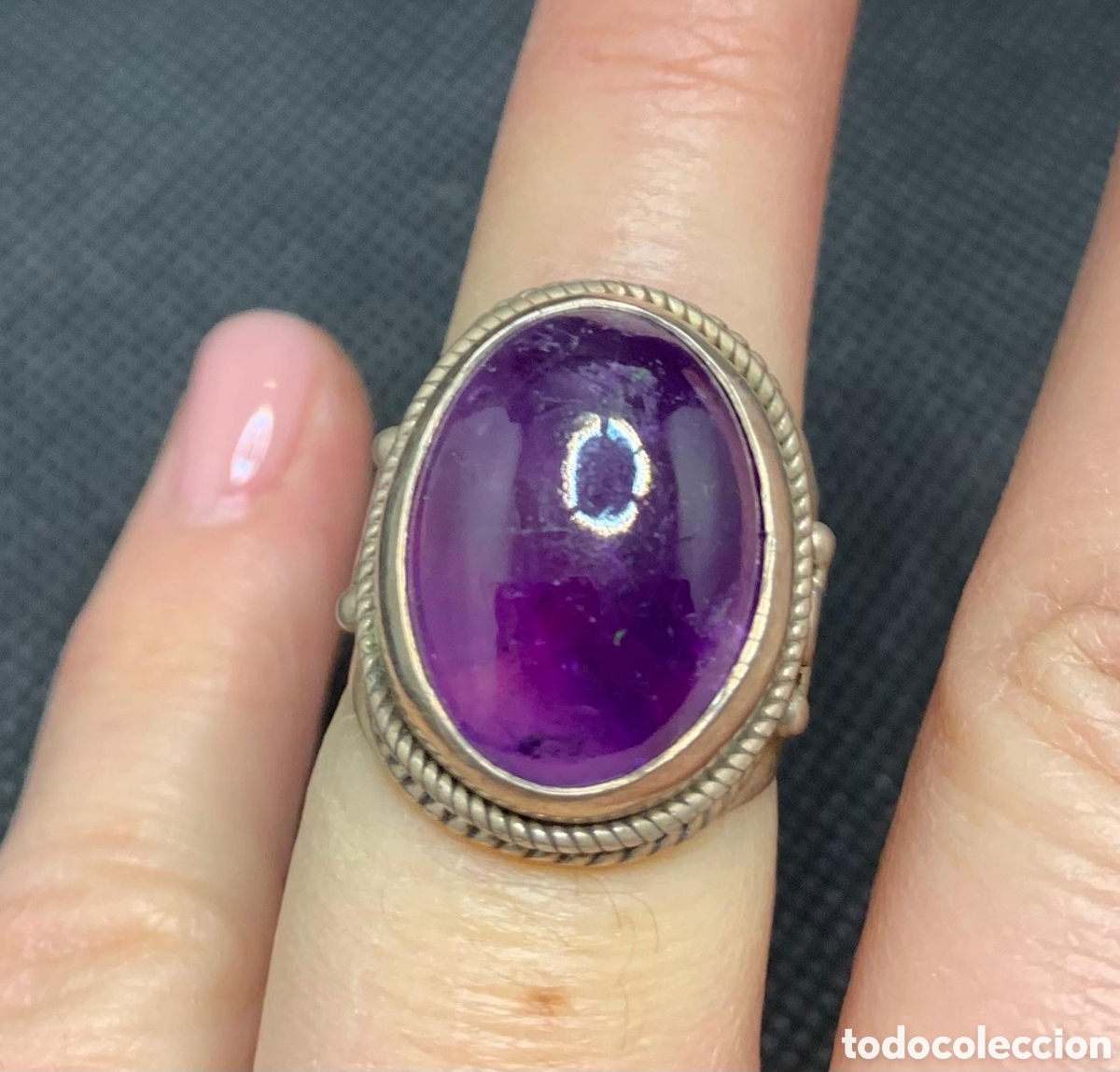Joyeria: Anillo plata con piedra Amatista - Foto 1