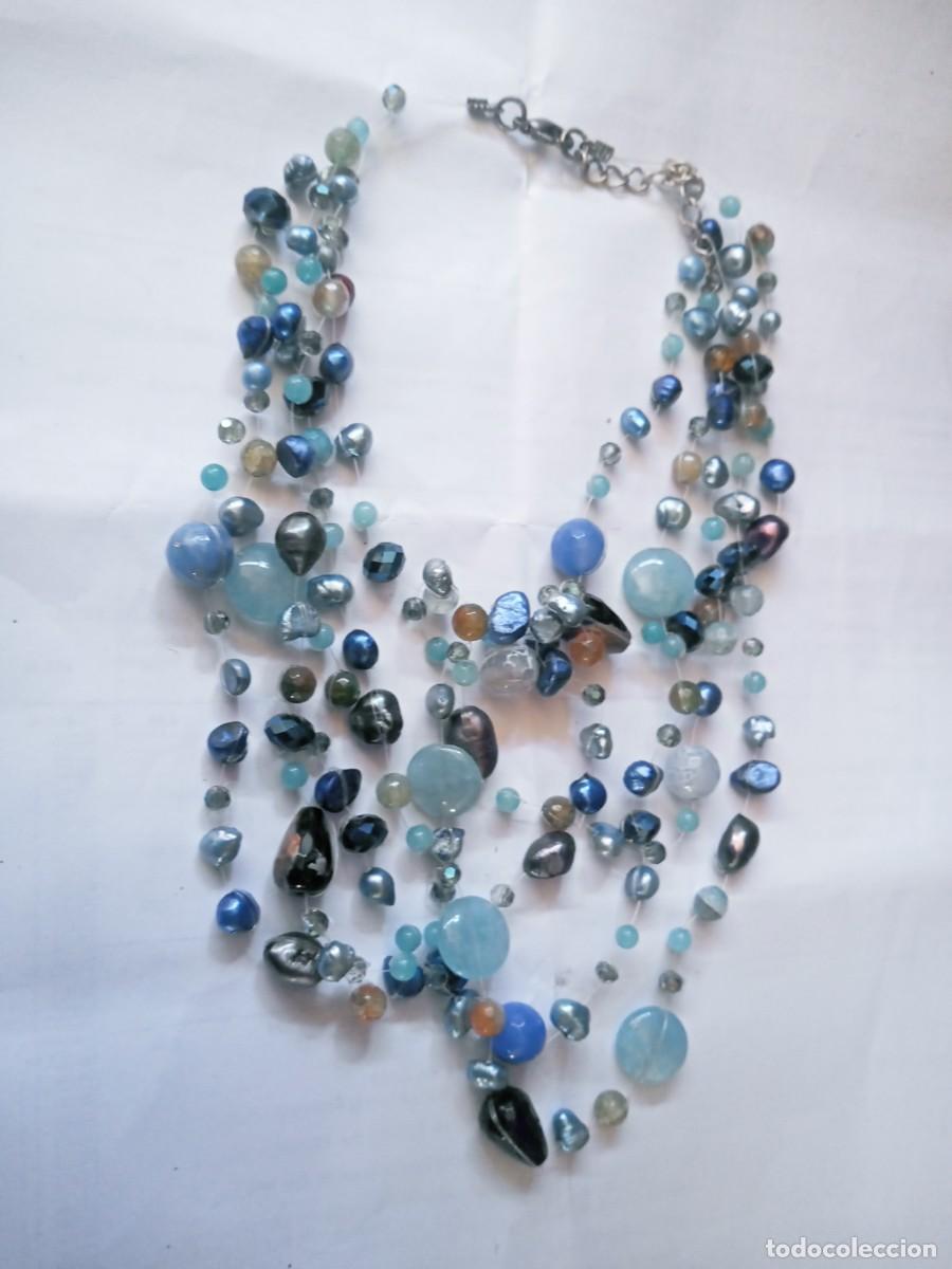 Joyeria: BONITO COLLAR ANTIGUO DE PIEDRAS - Foto 2