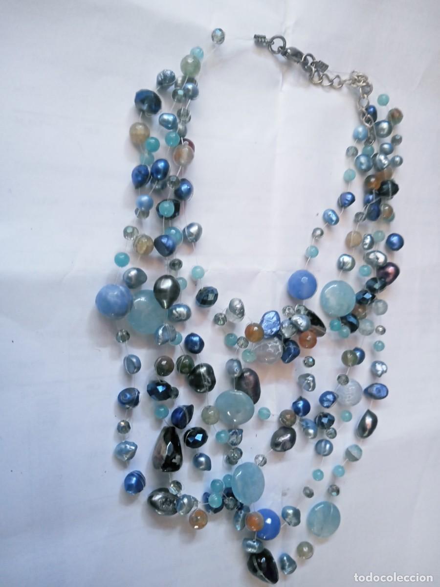 Joyeria: BONITO COLLAR ANTIGUO DE PIEDRAS - Foto 5