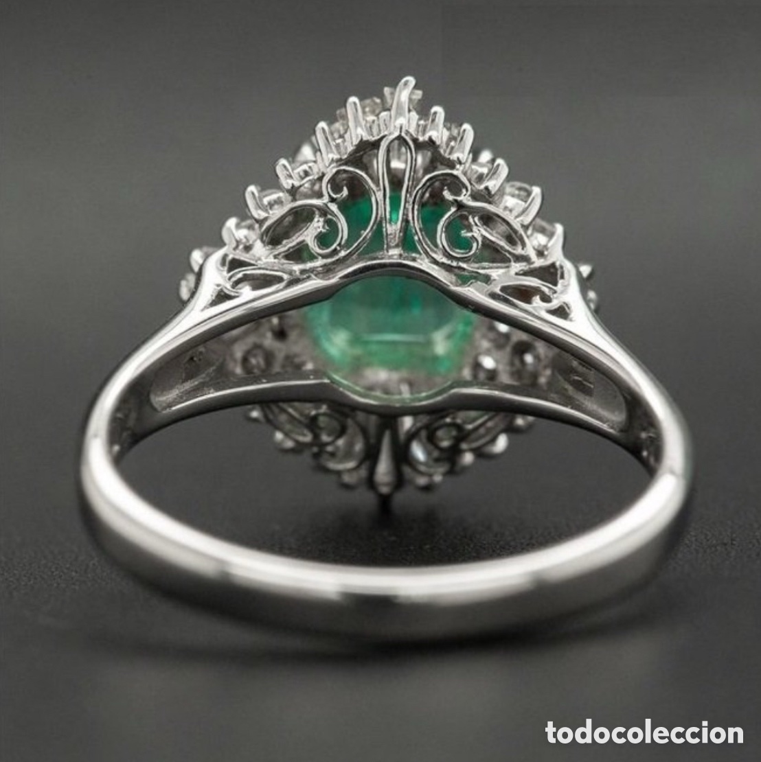 Joyeria: Anillo de Esmeralda con diamantes certificado - Foto 5