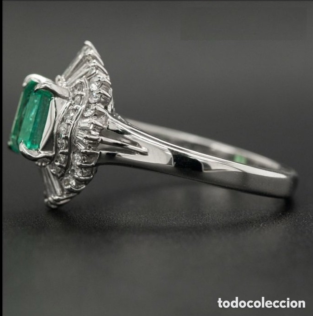 Joyeria: Anillo de Esmeralda con diamantes certificado - Foto 7