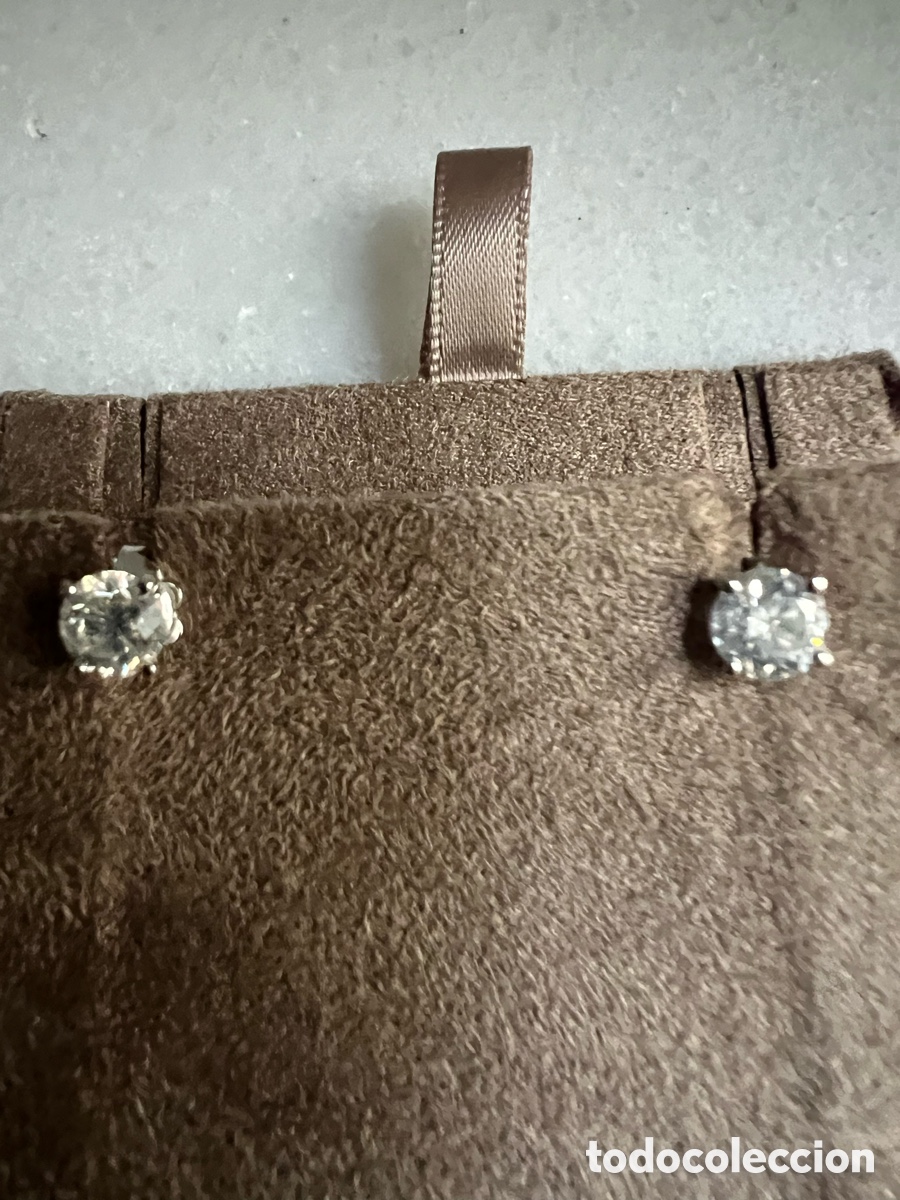 Joyeria: Pendientes diamantes oro blanco 14k - Foto 1