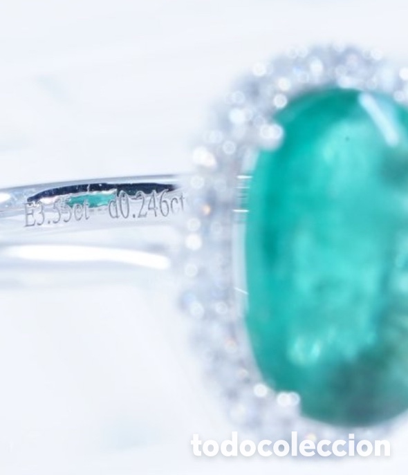 Joyeria: Anillo de esmeralda y diamantes - Foto 4