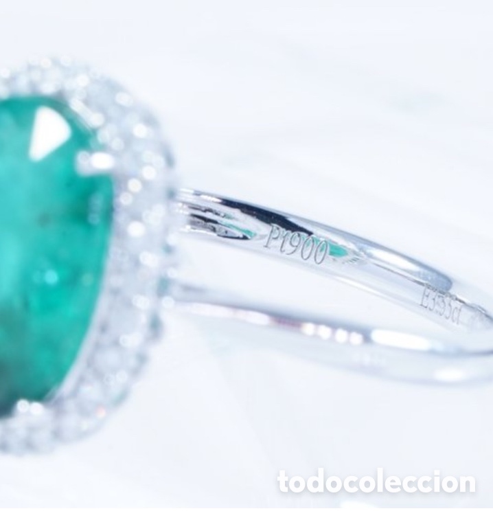 Joyeria: Anillo de esmeralda y diamantes - Foto 5