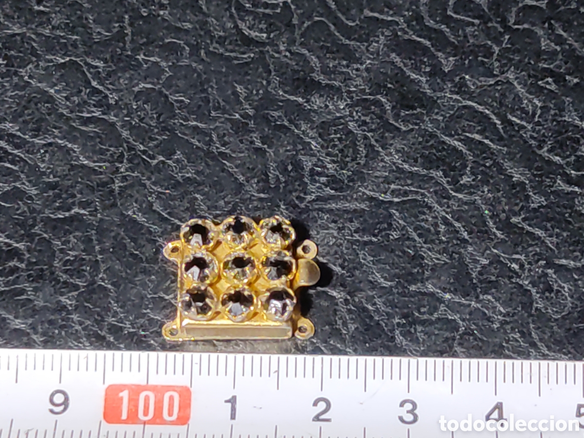 Joyeria: Antiguo cierre o broche para collar 2 hilos. - Foto 2