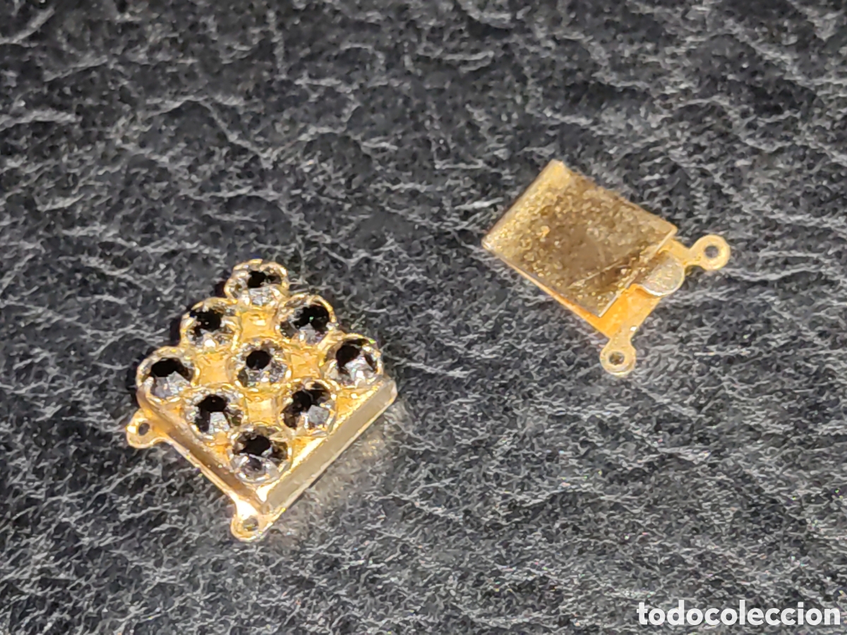 Joyeria: Antiguo cierre o broche para collar 2 hilos. - Foto 3
