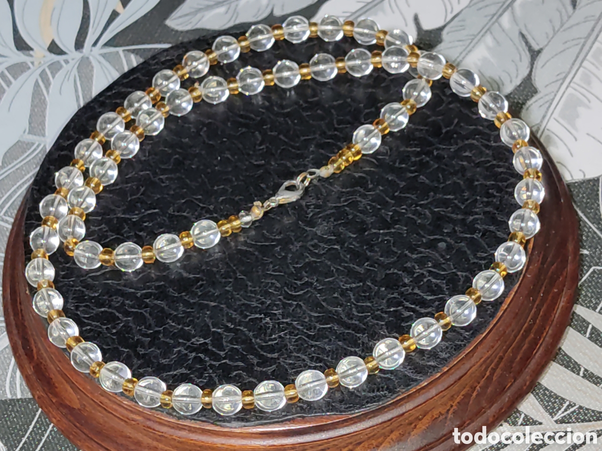 Joyeria: Collar cuentas de cristal.Vintage. - Foto 2