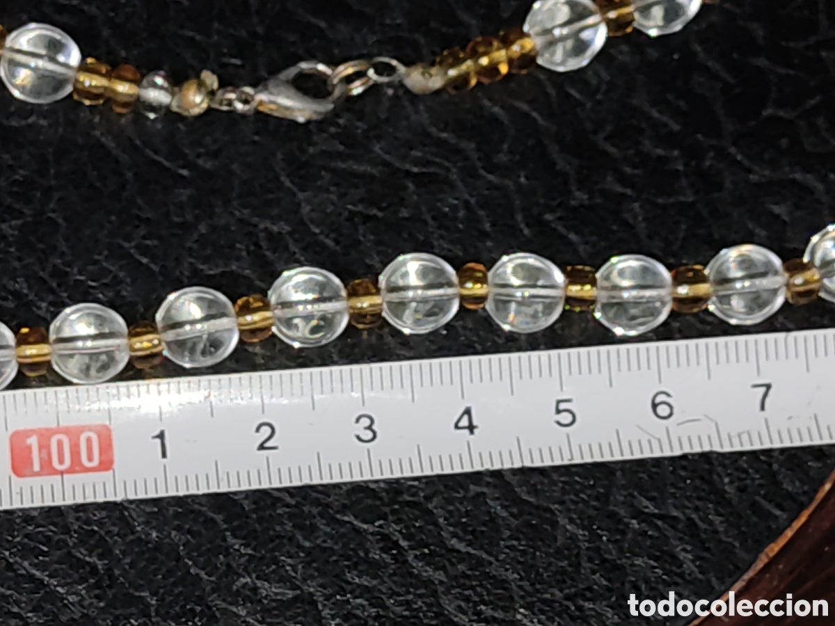 Joyeria: Collar cuentas de cristal.Vintage. - Foto 3