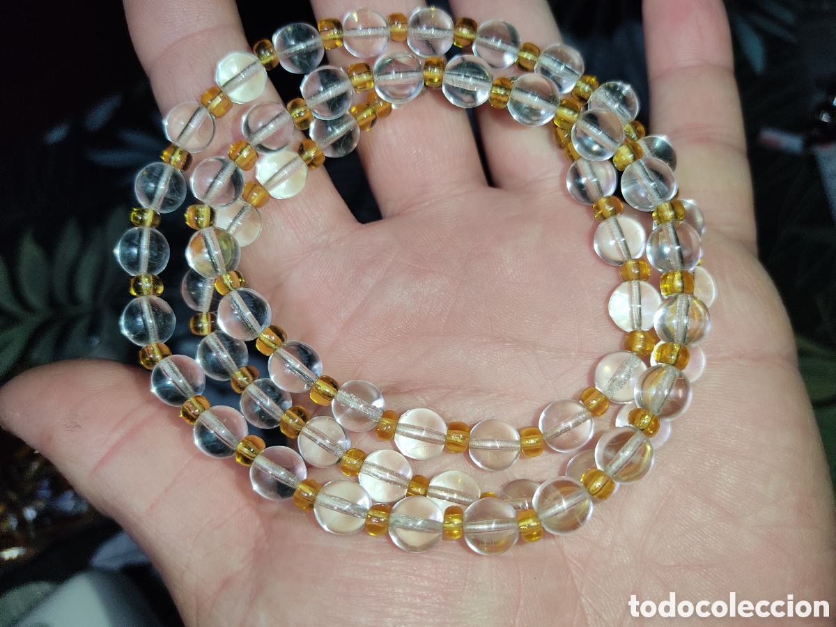Joyeria: Collar cuentas de cristal.Vintage. - Foto 5