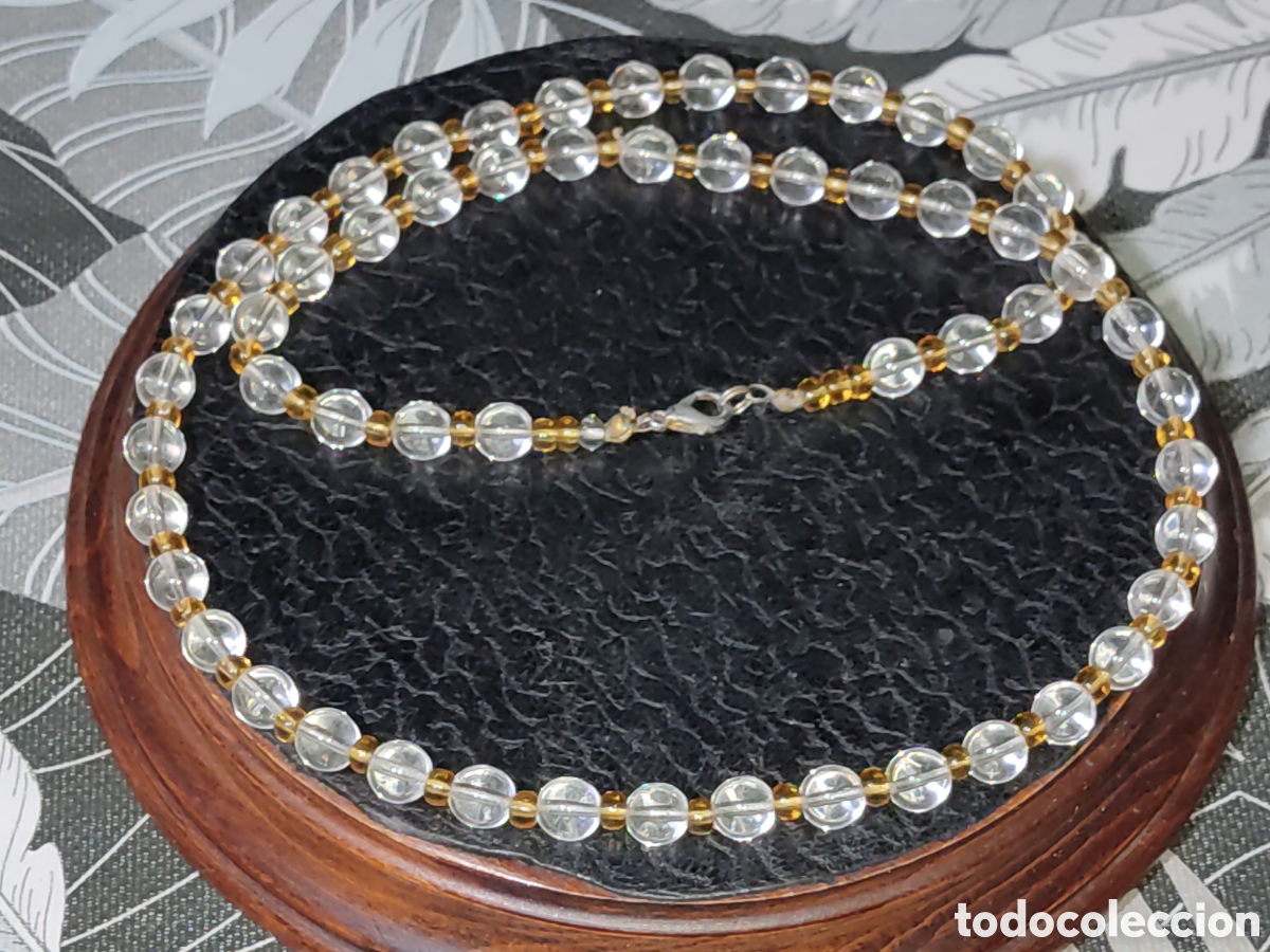 Joyeria: Collar cuentas de cristal.Vintage. - Foto 1