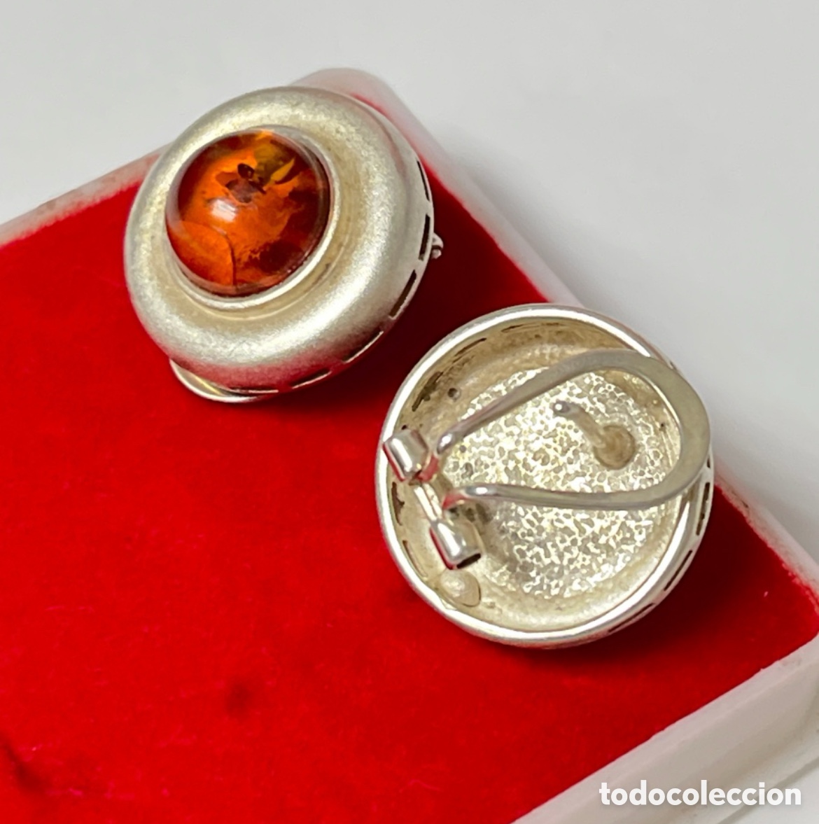 Joyeria: Pendientes de plata y &Aacute;mbar /P352 - Foto 3