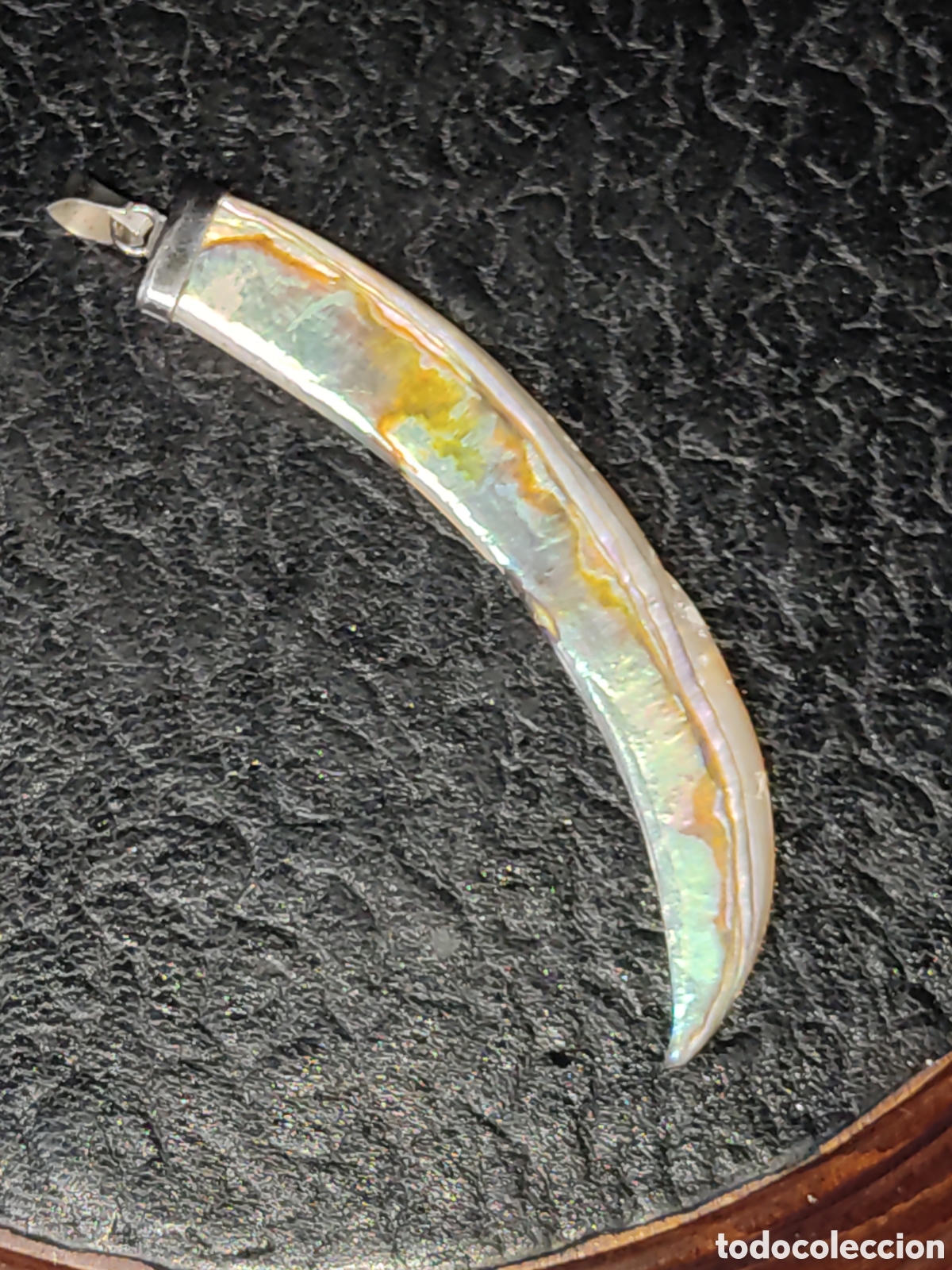 Joyeria: Colgante colmillo de n&aacute;car & &Aacute;valon. - Foto 4