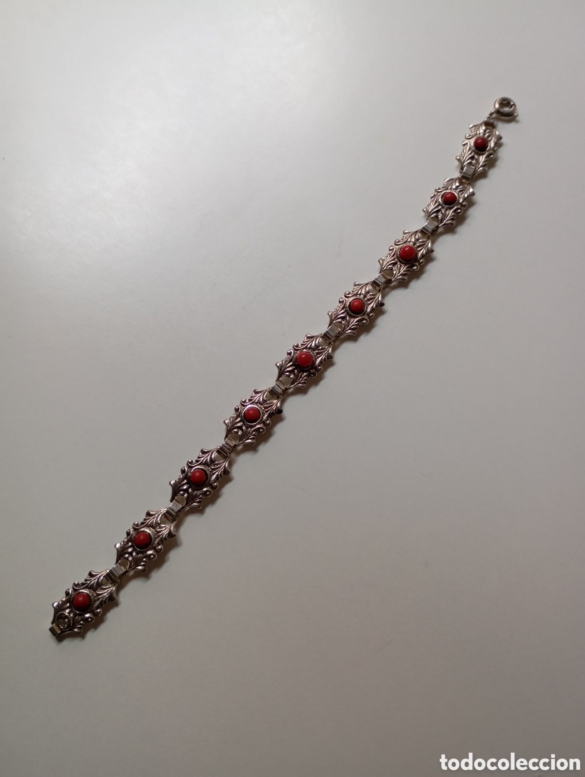 Joyeria: Pulsera de plata y corales. - Foto 2