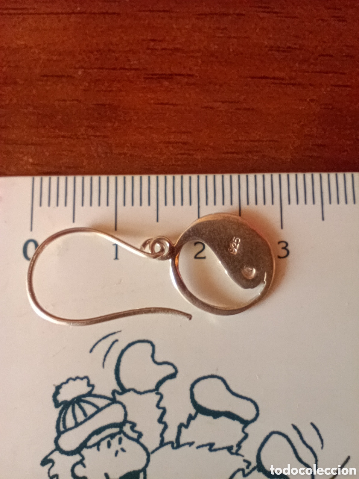 Joyeria: Pendientes de plata de 1 ley. Sellados - Foto 3