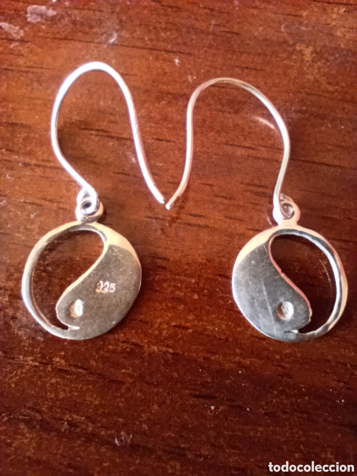 Joyeria: Pendientes de plata de 1 ley. Sellados - Foto 1