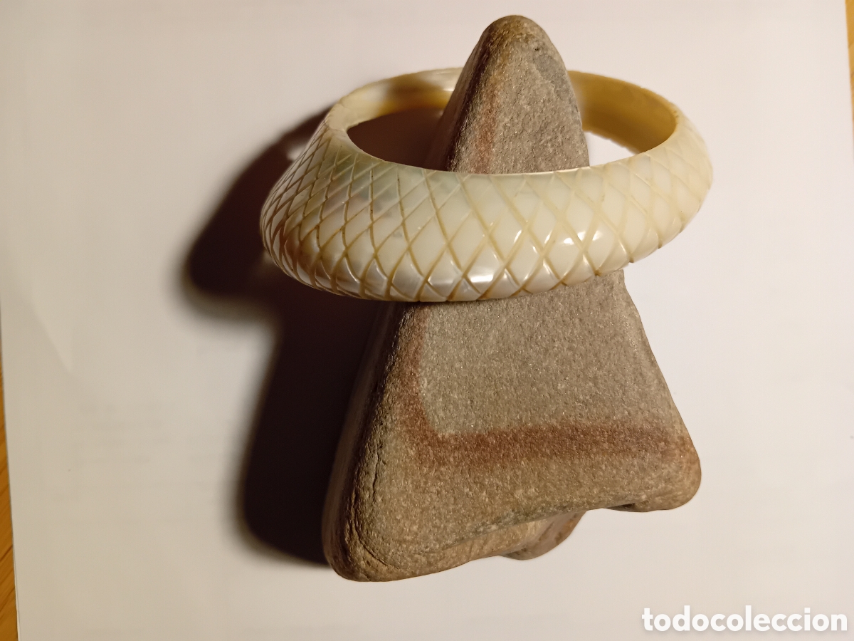 Joyeria: Pulsera de nacar. a&ntilde;os 70 - Foto 2