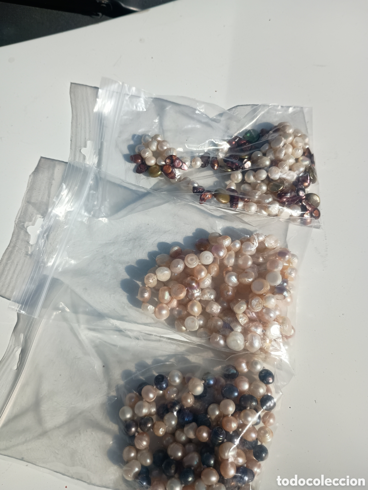 Joyeria: Perlas naturales 3 collares - Foto 1