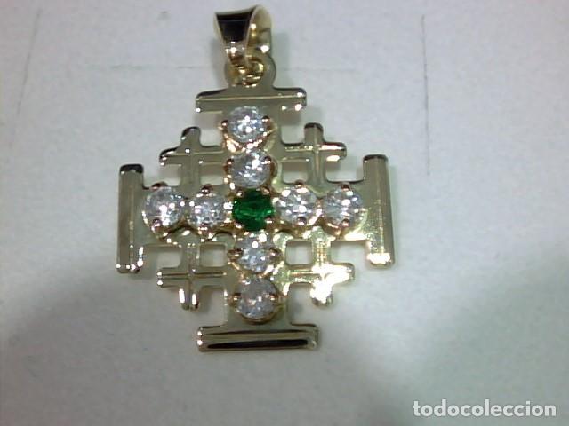 Joyeria: cruz Jerusalem 14 kts - Foto 1