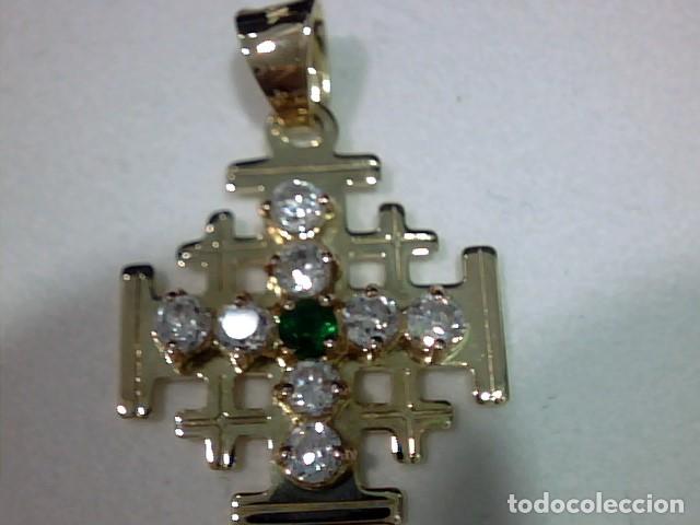 Joyeria: cruz Jerusalem 14 kts - Foto 4
