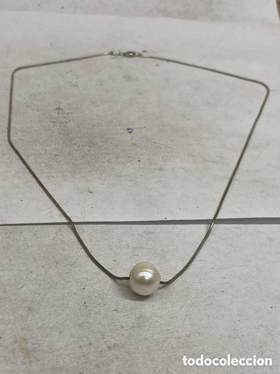 Joyeria: Cadena con colgante perla CC355 - Foto 1