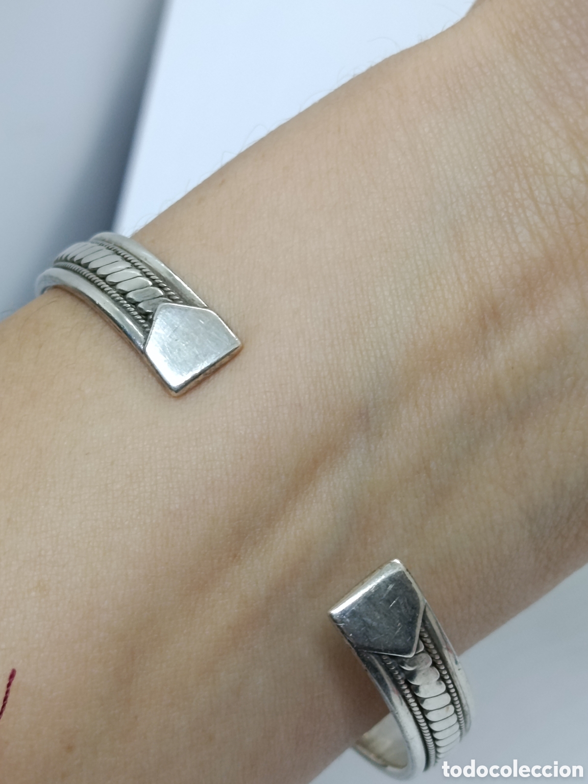 Joyeria: Brazalete de plata trenzada. - Foto 7