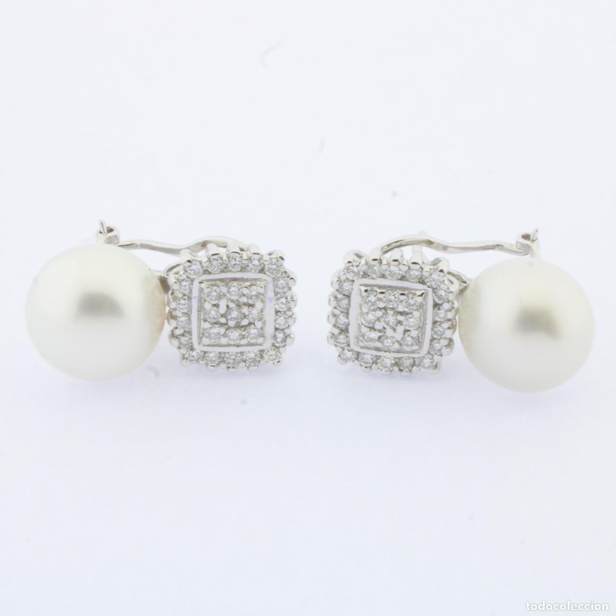 Joyeria: Pendientes con brillantes y perlas - Foto 2