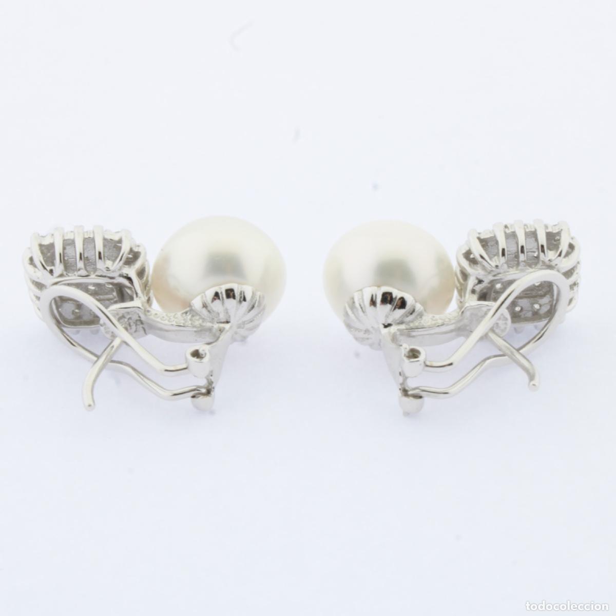 Joyeria: Pendientes con brillantes y perlas - Foto 4