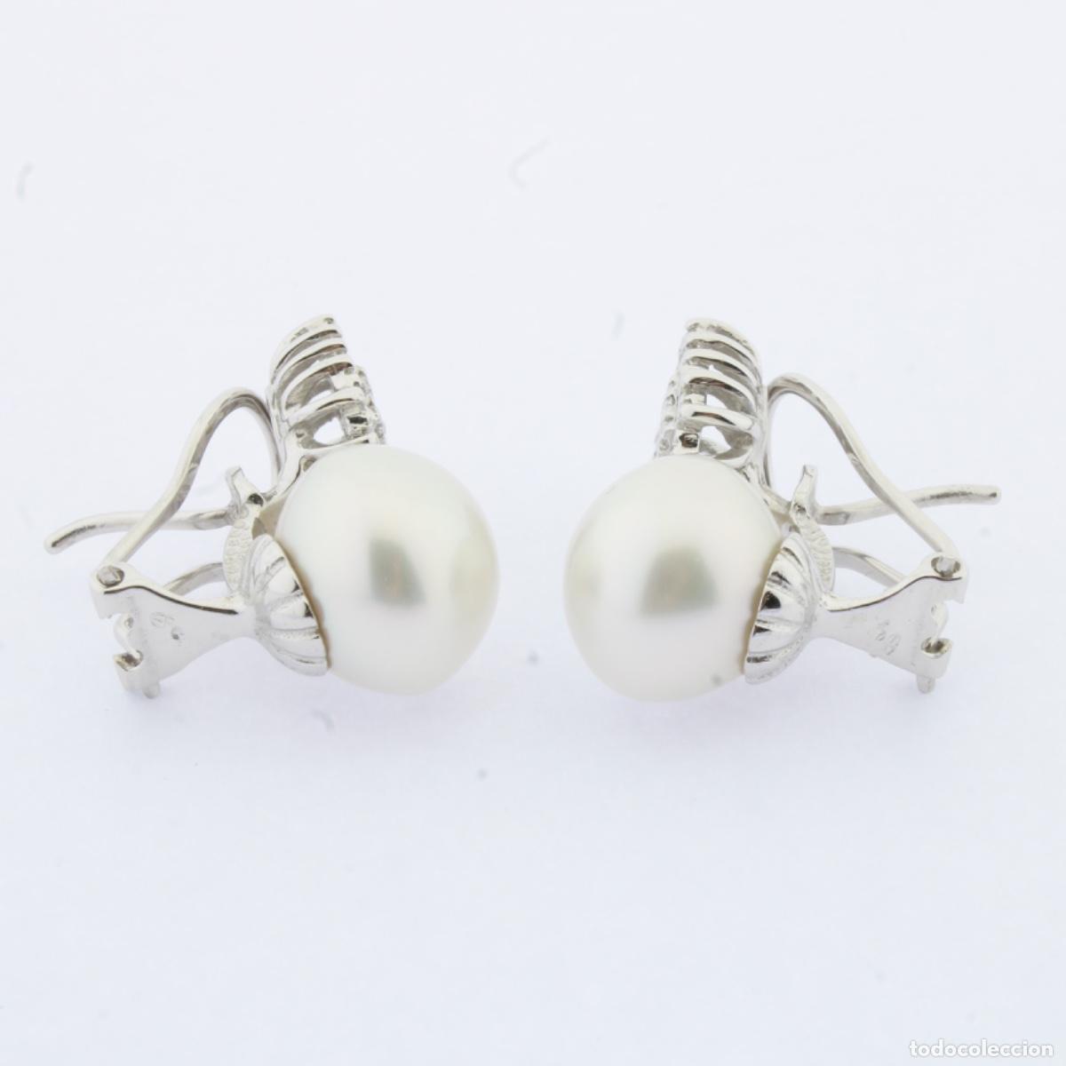 Joyeria: Pendientes con brillantes y perlas - Foto 6