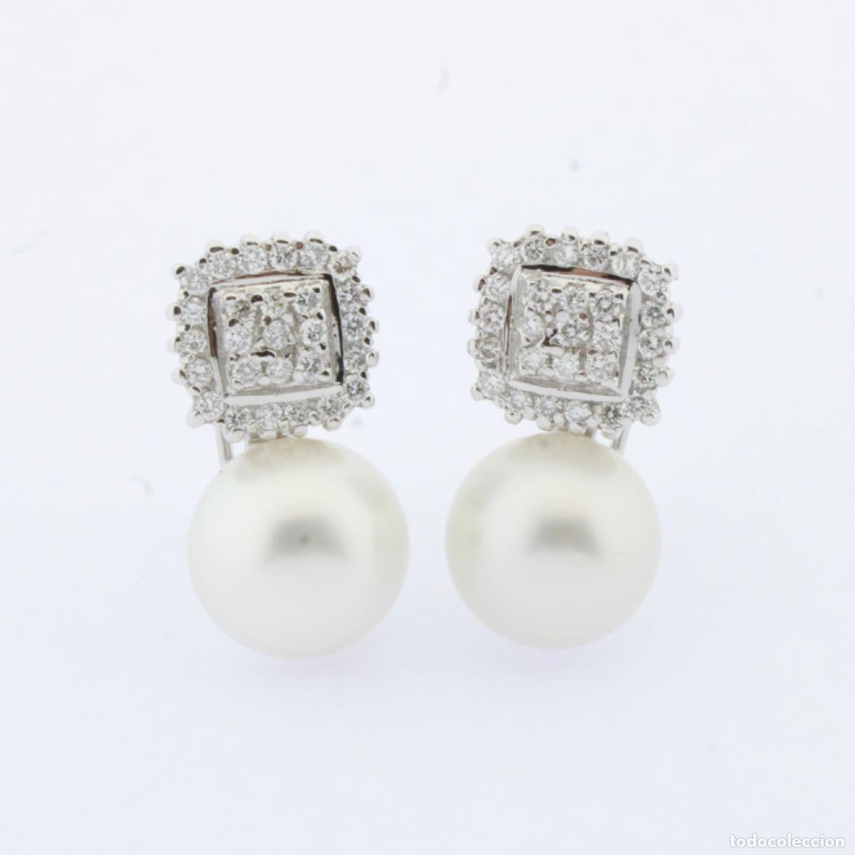 Joyeria: Pendientes con brillantes y perlas - Foto 7