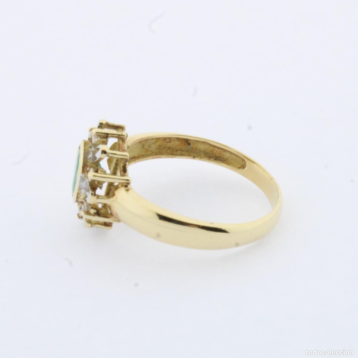 Joyeria: Anillo oro con brillantes y esmeralda - Foto 5