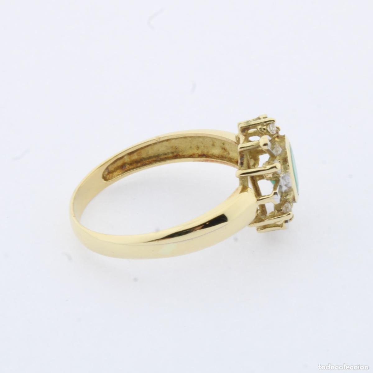 Joyeria: Anillo oro con brillantes y esmeralda - Foto 7
