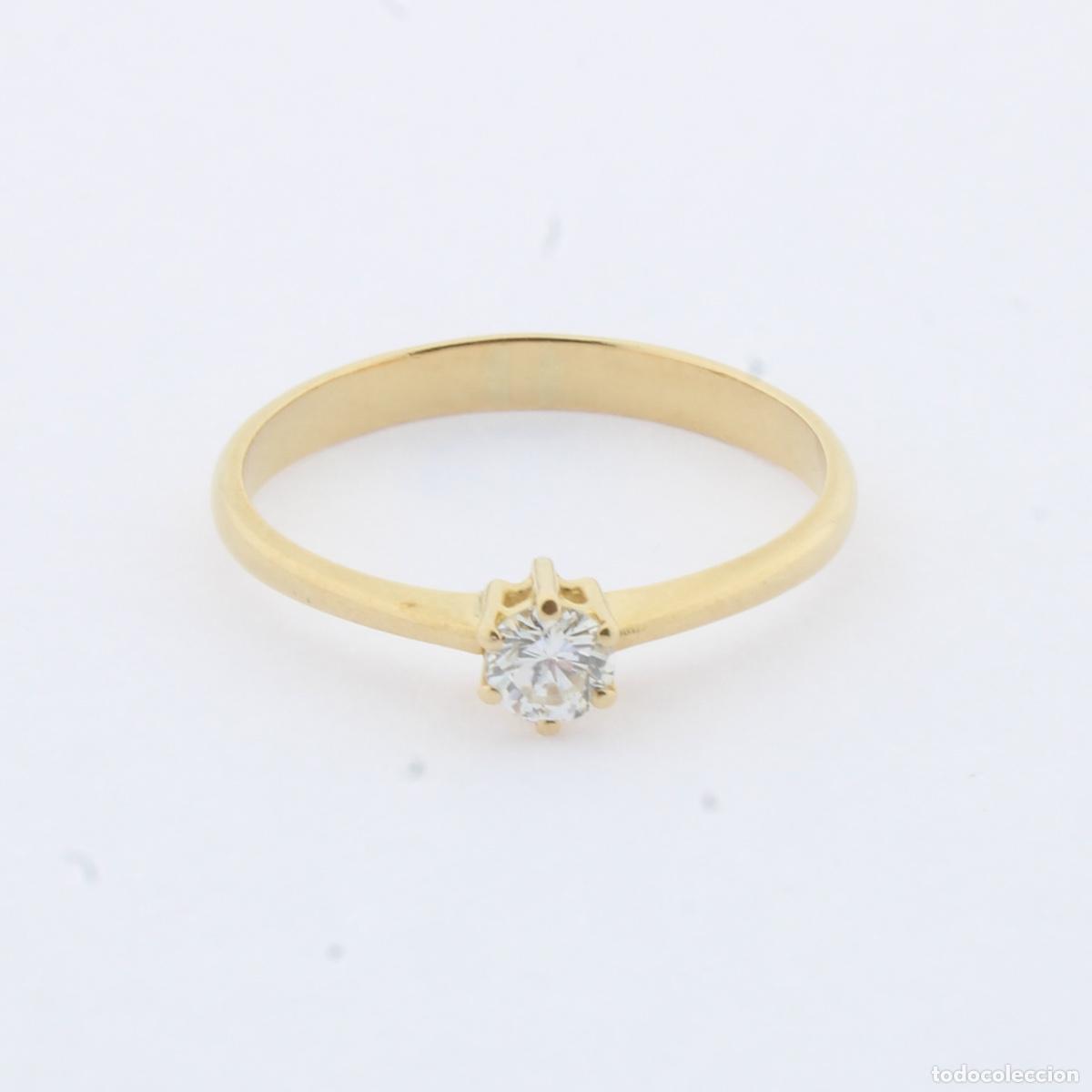 Joyeria: Solitario oro con brillante - Foto 1