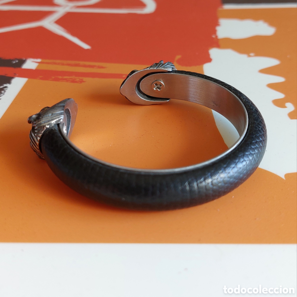 Joyeria: Pulsera de Acero y Cuero Leones - Foto 5