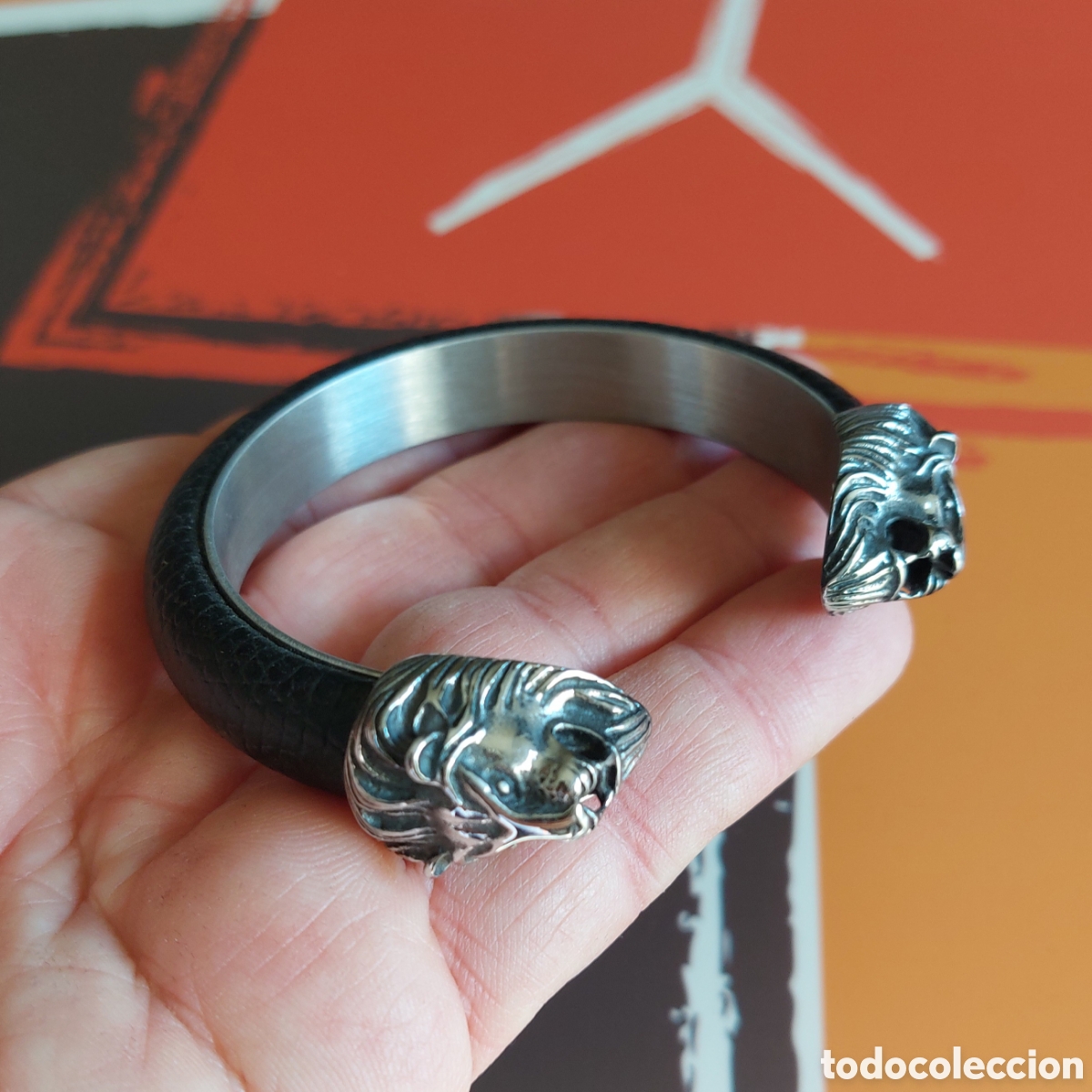 Joyeria: Pulsera de Acero y Cuero Leones - Foto 6
