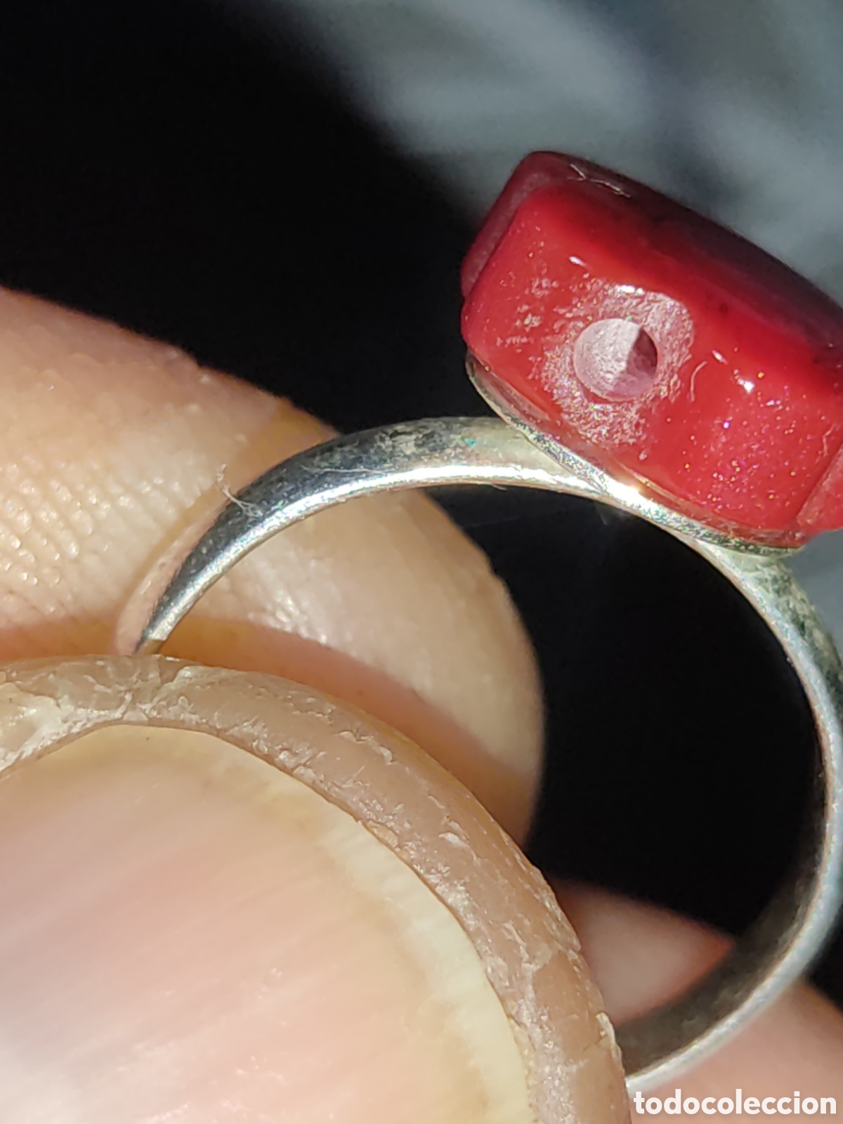 Joyeria: Pendientes y anillo ajustable de bisuter&iacute;a. - Foto 5