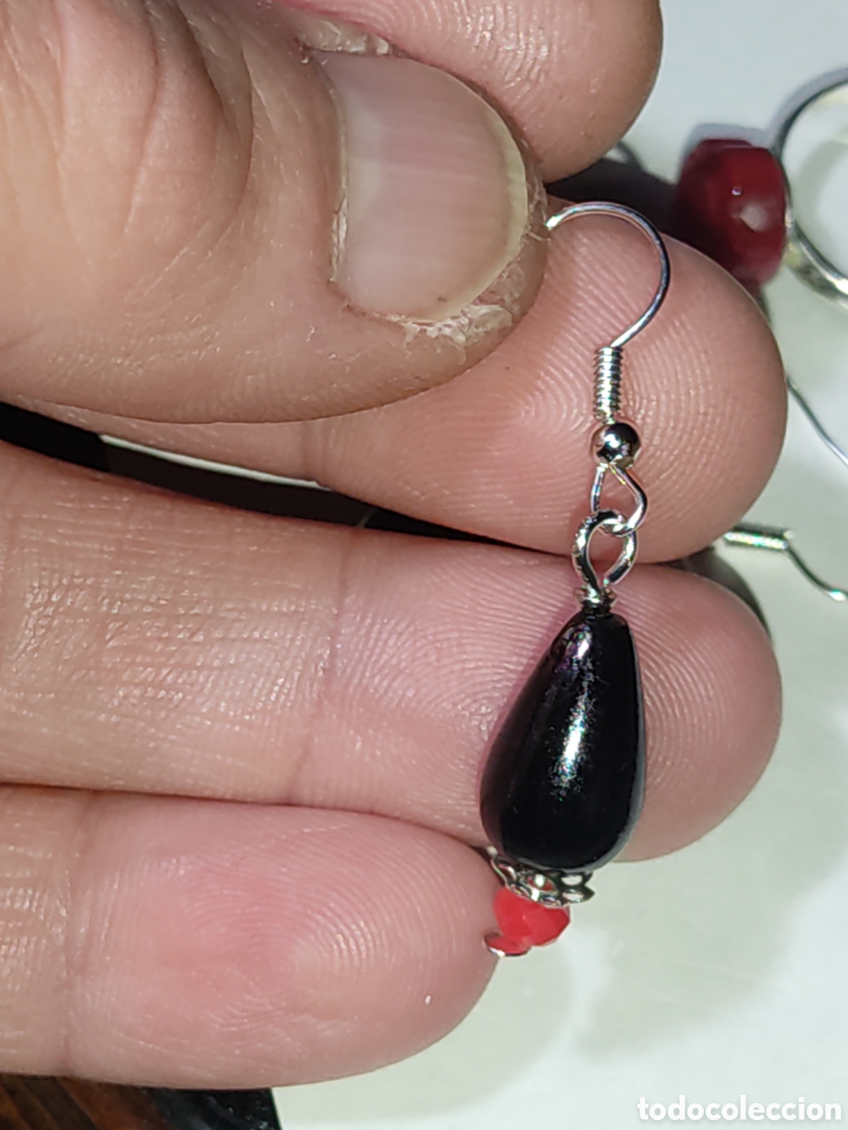 Joyeria: Pendientes y anillo ajustable de bisuter&iacute;a. - Foto 9